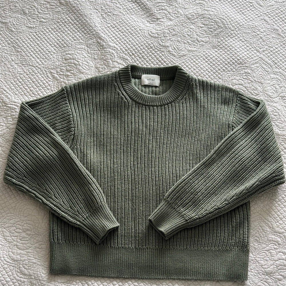 Aritzia Wilfred Maria merino wool sweater